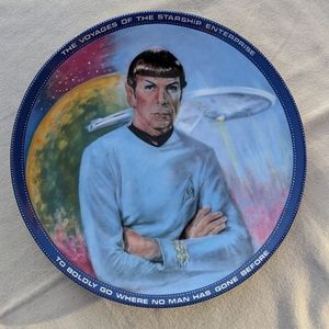 Vintage Commander Spock Plate #4803